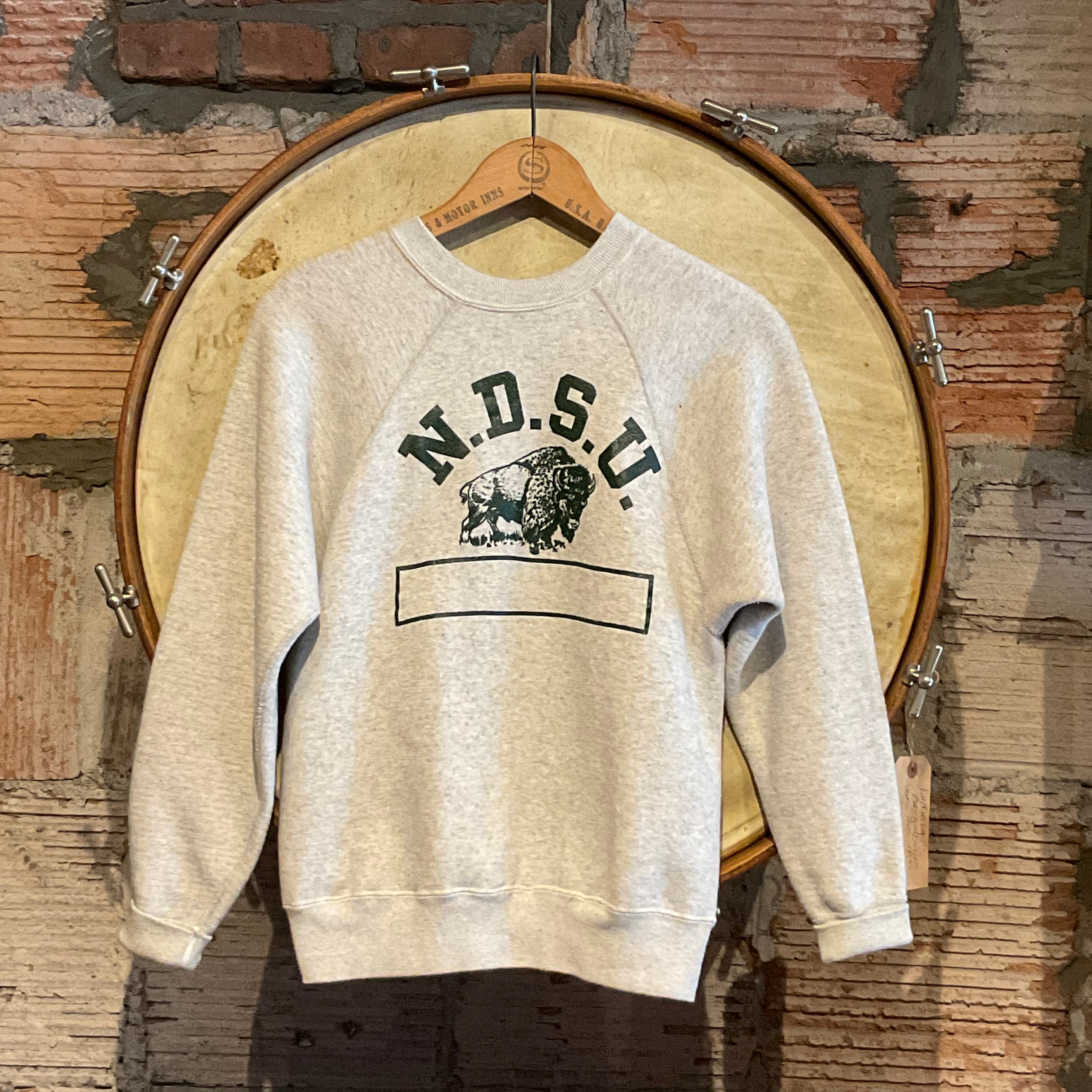 Vintage 1960’s Champion Running Man N.D.S.U Bison Sweatshirt