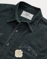 Collar View - RRL Indigo Denim Workshirt