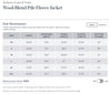 Size Chart of RRL Wool-Blend Pile Fleece Jacket