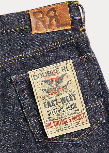 RRL Vintage 5-Pocket East-West Selvedge Jean
