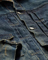 RRL Westview Denim Trucker Jacket - Front Buttons