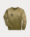 Front View - RRL French Terry Graphic Sweatshirt